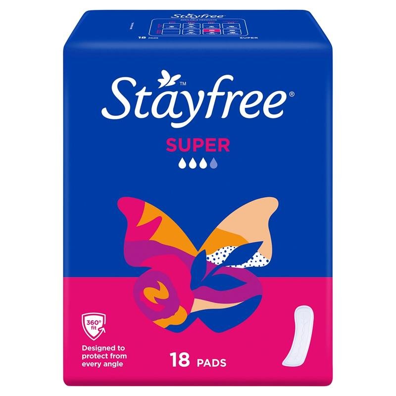 Stayfree 量多型卫生巾 18片