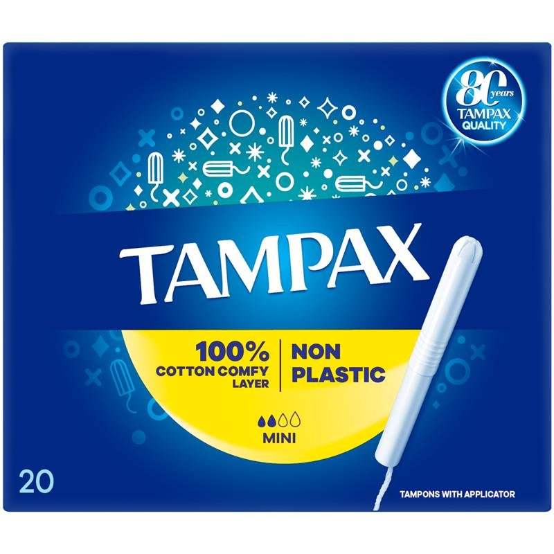 丹碧丝 Tampax 迷你型卫生棉条 带导管 20支