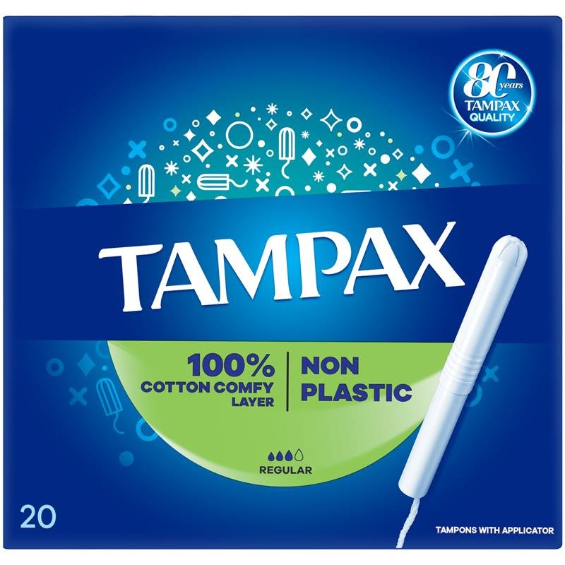 丹碧丝 Tampax 普通型卫生棉条 带导管 20支