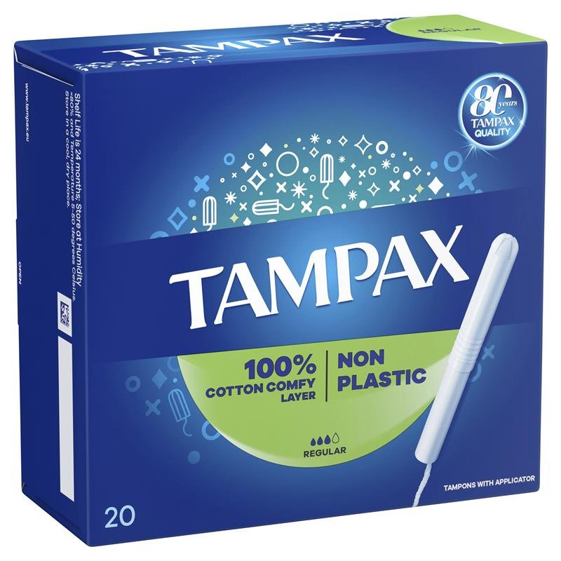 丹碧丝 Tampax 普通型卫生棉条 带导管 20支