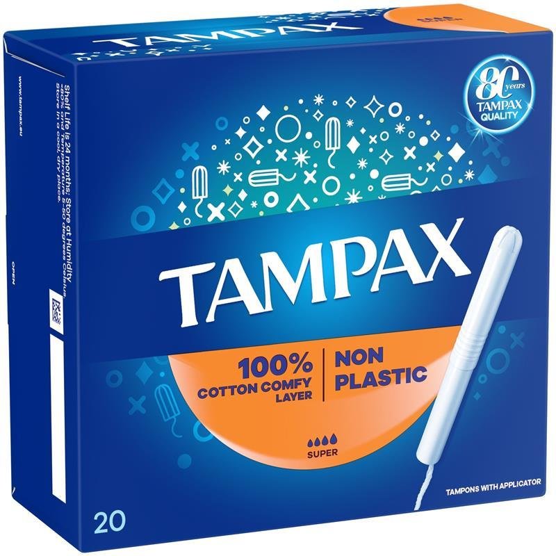 丹碧丝 Tampax 量多型卫生棉条 带导管 20支