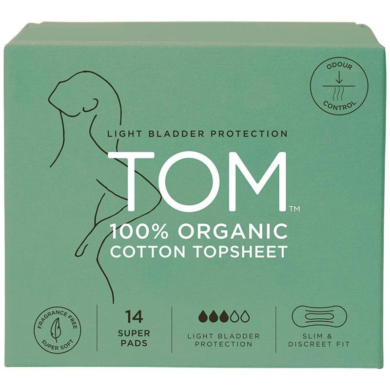 TOM Organic 有机棉量多型失禁护理垫 14片