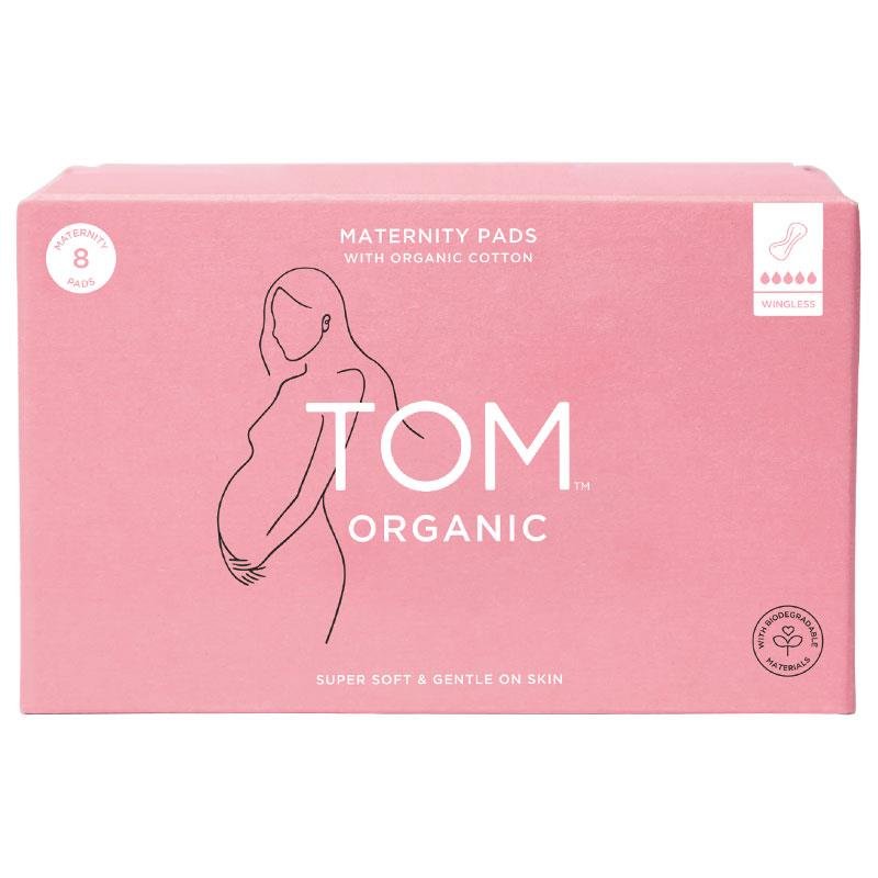 TOM Organic 有机棉产妇卫生巾 8片