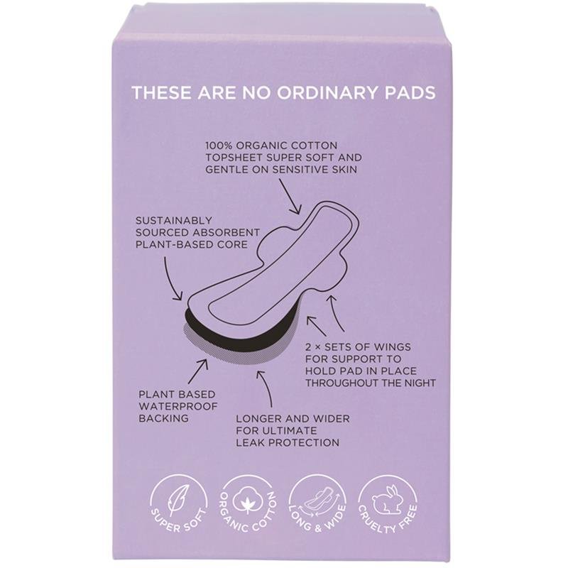 TOM Organic 有机棉夜用卫生巾 8片