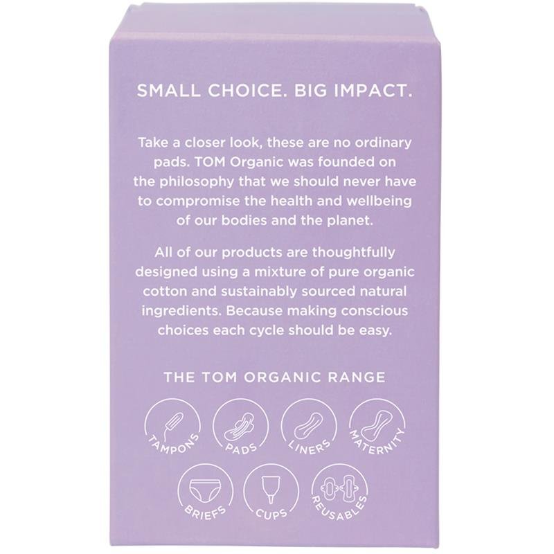 TOM Organic 有机棉夜用卫生巾 8片