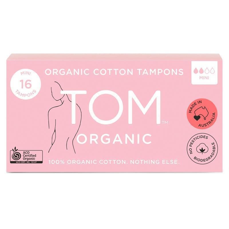 TOM Organic 有机棉迷你型卫生棉条 16支