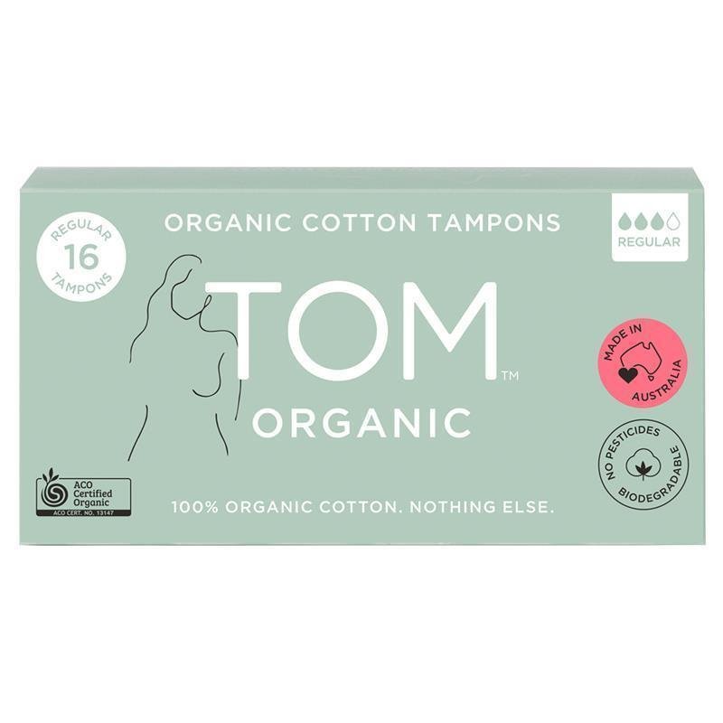 TOM Organic 有机棉普通型卫生棉条 16支