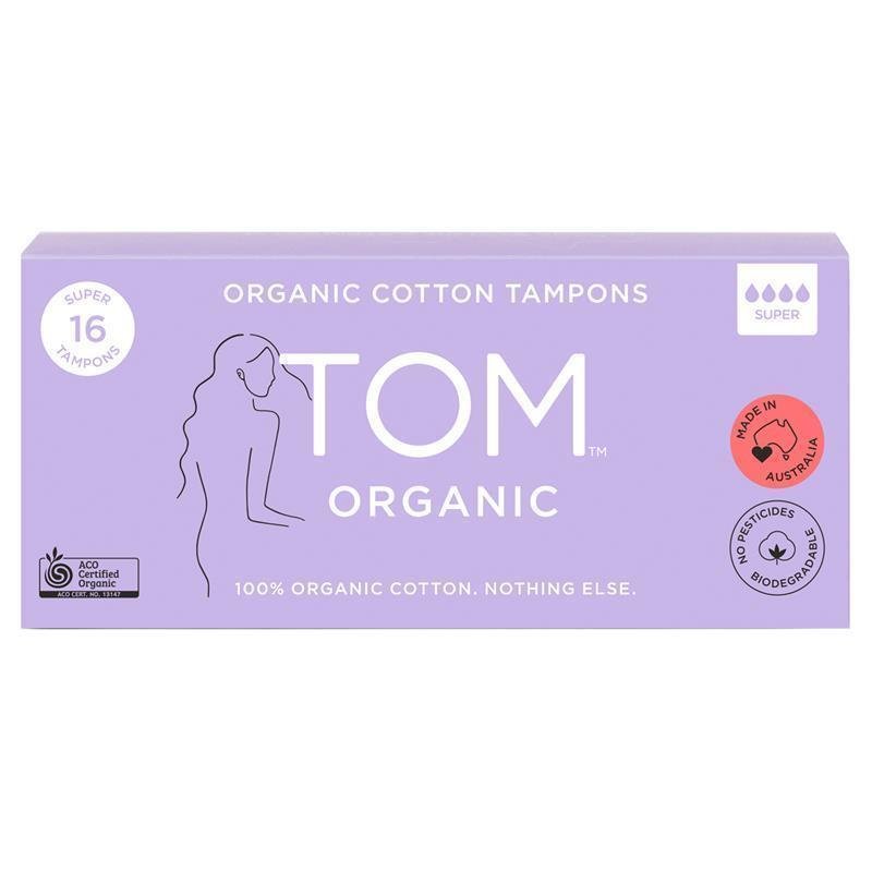 TOM Organic 有机棉量多型卫生棉条 16支
