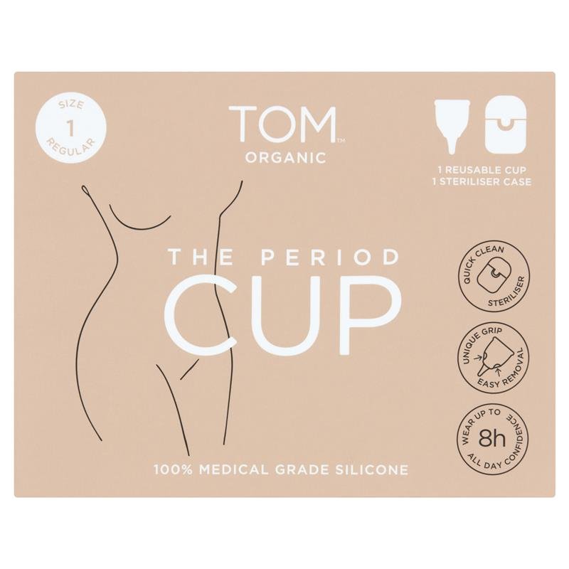 TOM Organic 月经杯 1号 + 可微波消毒收纳盒