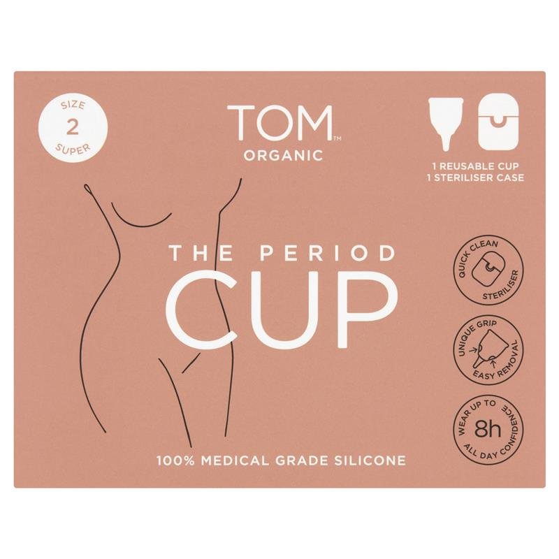 TOM Organic 月经杯 2号 + 可微波消毒收纳盒