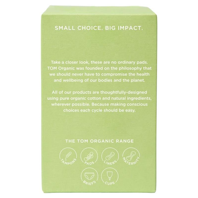 TOM Organic 有机棉超薄普通型卫生巾 10片