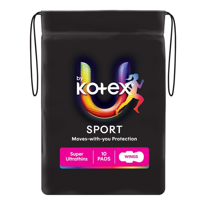 U by Kotex Sport 运动卫生巾 加量护翼 10片