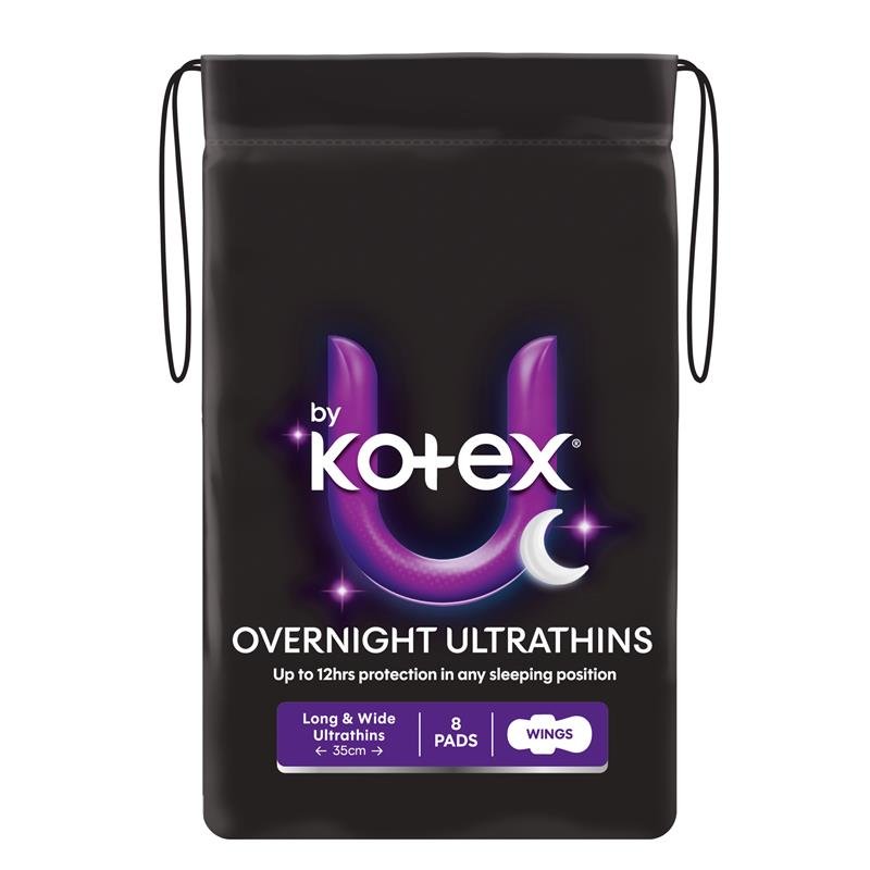 U by Kotex 超薄夜用卫生巾 加长护翼 8片