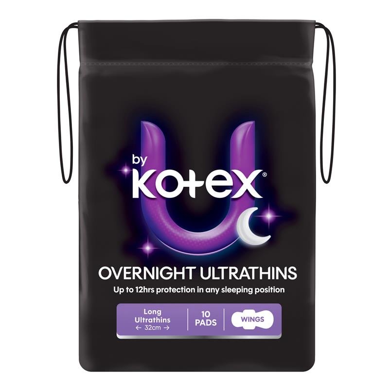 U by Kotex 超薄夜用卫生巾 护翼 10片