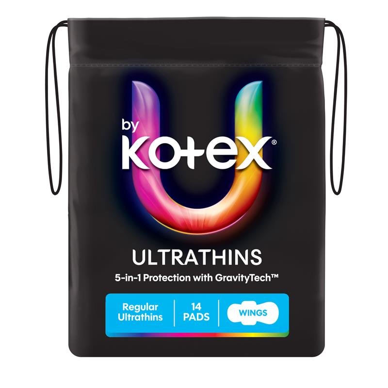 U by Kotex 超薄卫生巾 日用护翼 14片