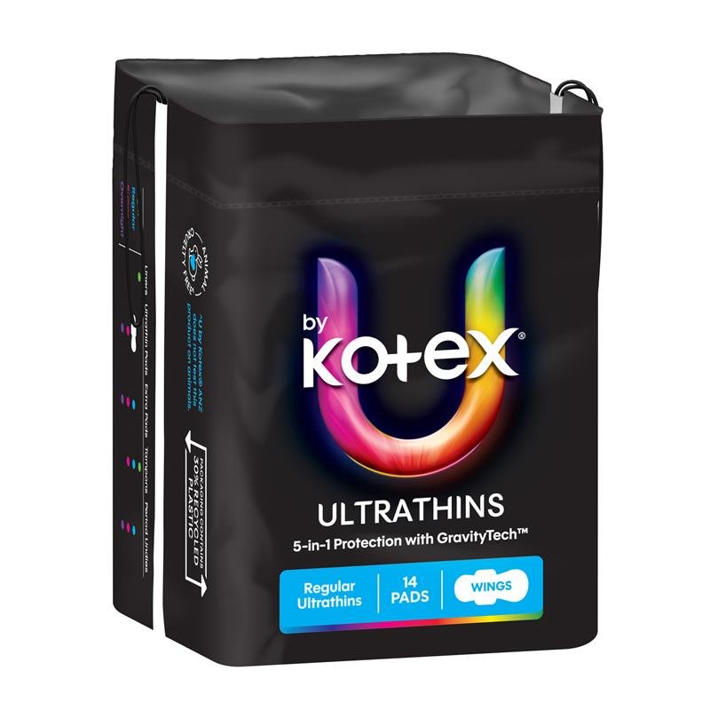 U by Kotex 超薄卫生巾 日用护翼 14片