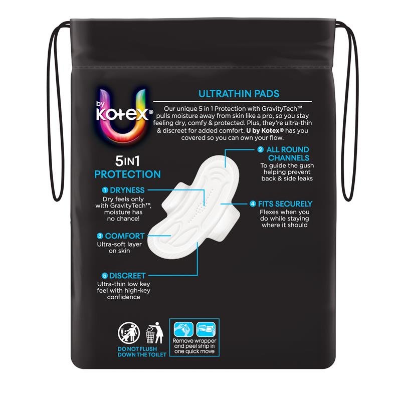 U by Kotex 超薄卫生巾 日用护翼 14片