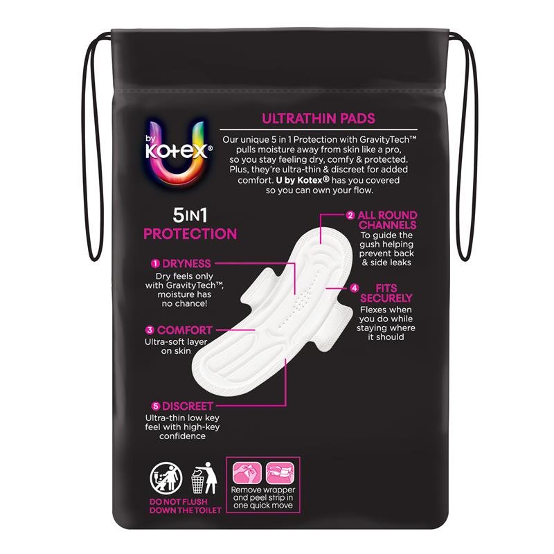 U by Kotex 超薄卫生巾 加量护翼 12片