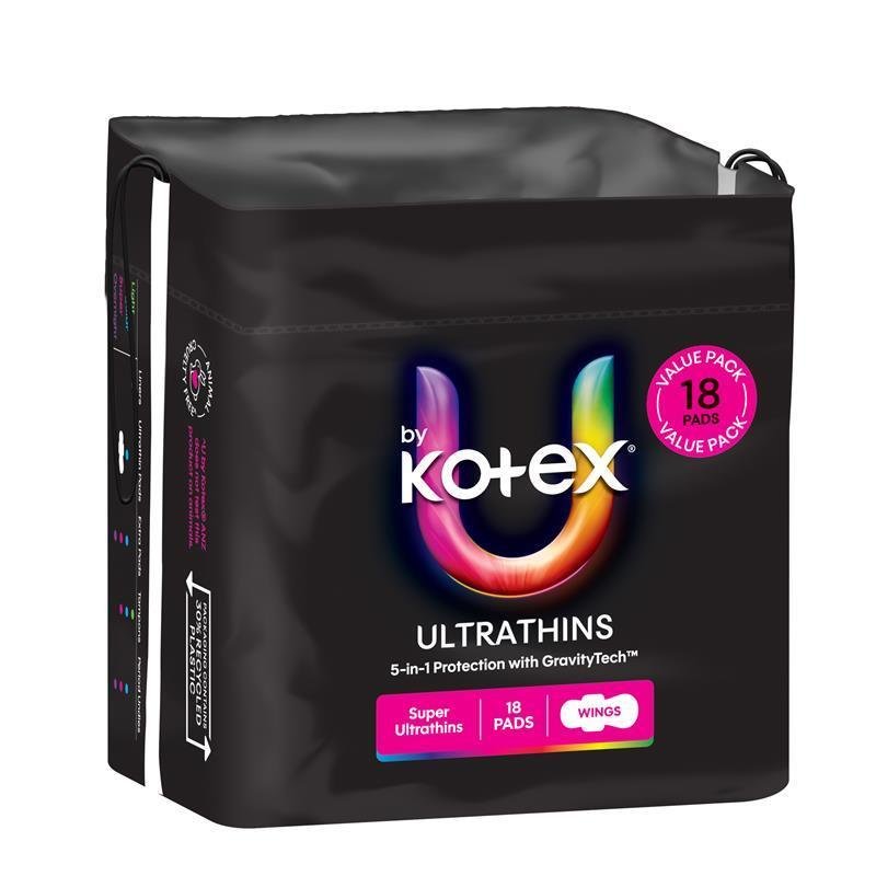U by Kotex 超薄卫生巾 加量护翼 18片