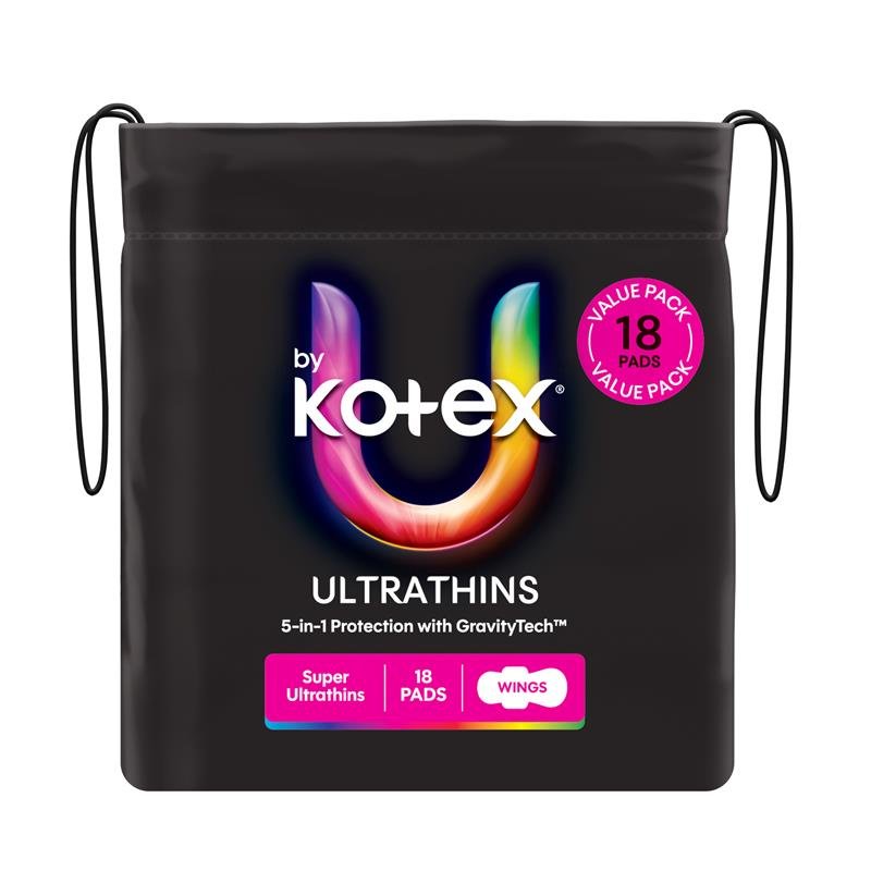 U by Kotex 超薄卫生巾 加量护翼 18片