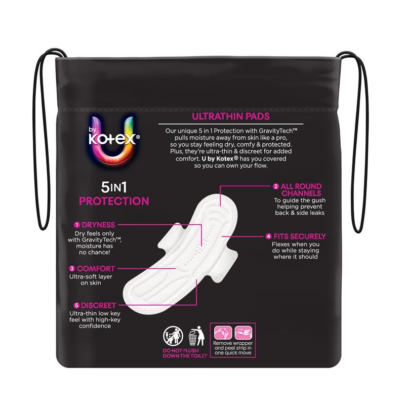 U by Kotex 超薄卫生巾 加量护翼 18片