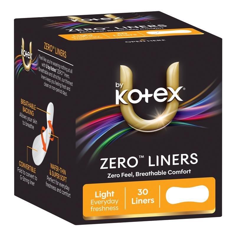 U by Kotex Zero 超薄护垫 30片