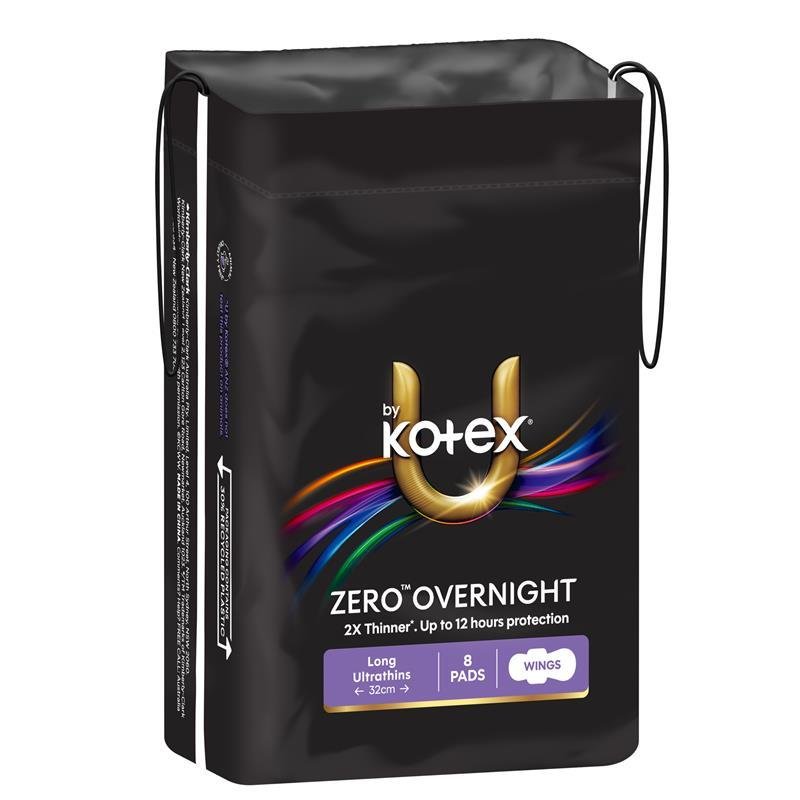 U by Kotex Zero 夜用卫生巾 8片