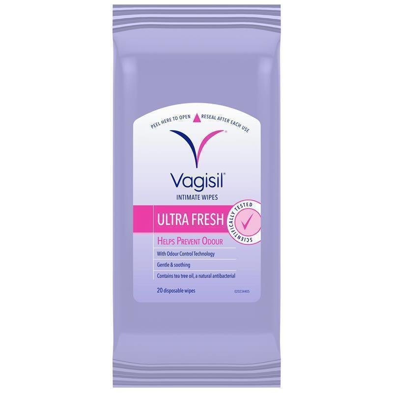 Vagisil Ultra Fresh 私处清洁湿巾 20片
