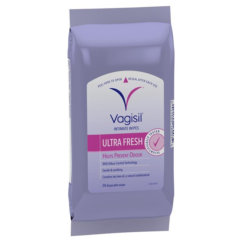 Vagisil Ultra Fresh 私处清洁湿巾 20片