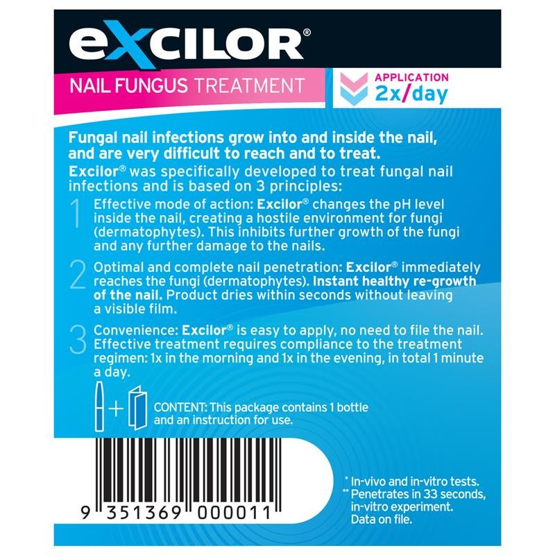 Excilor 甲癣液 3.3ml