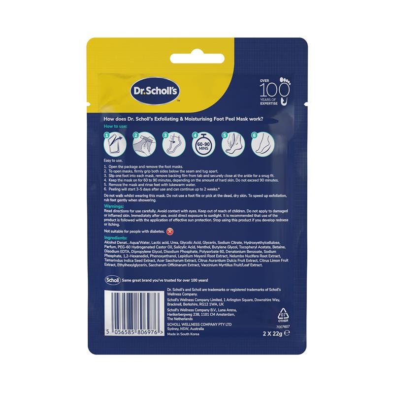 Dr. Scholl's 爽健 去角质保湿脱皮足膜