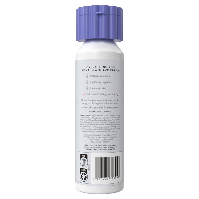Billie 薰衣草绵密剃须膏 190ml