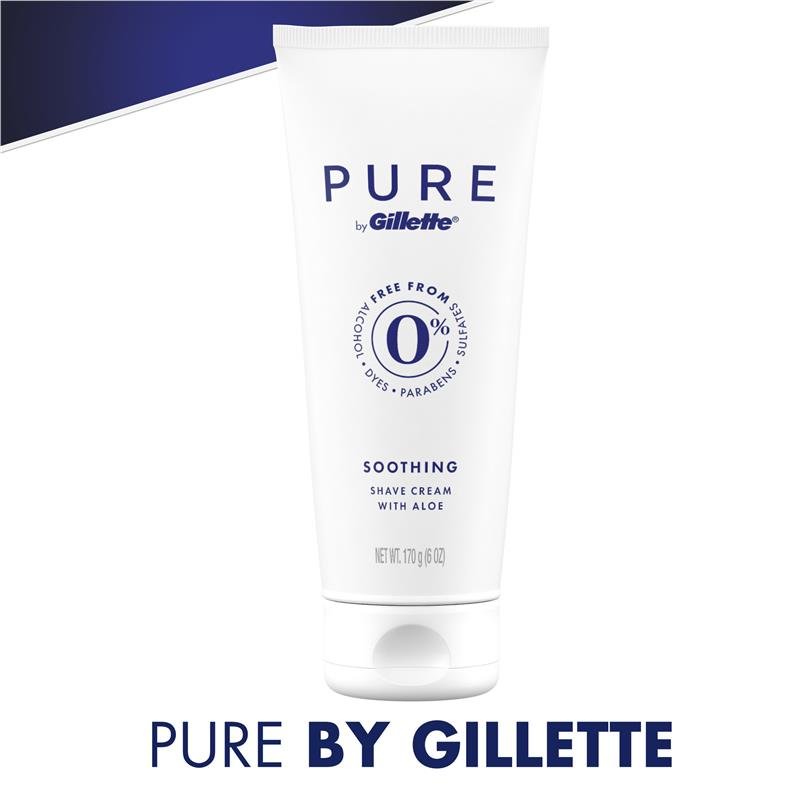 吉列 Gillette Pure 男士剃须膏 170g