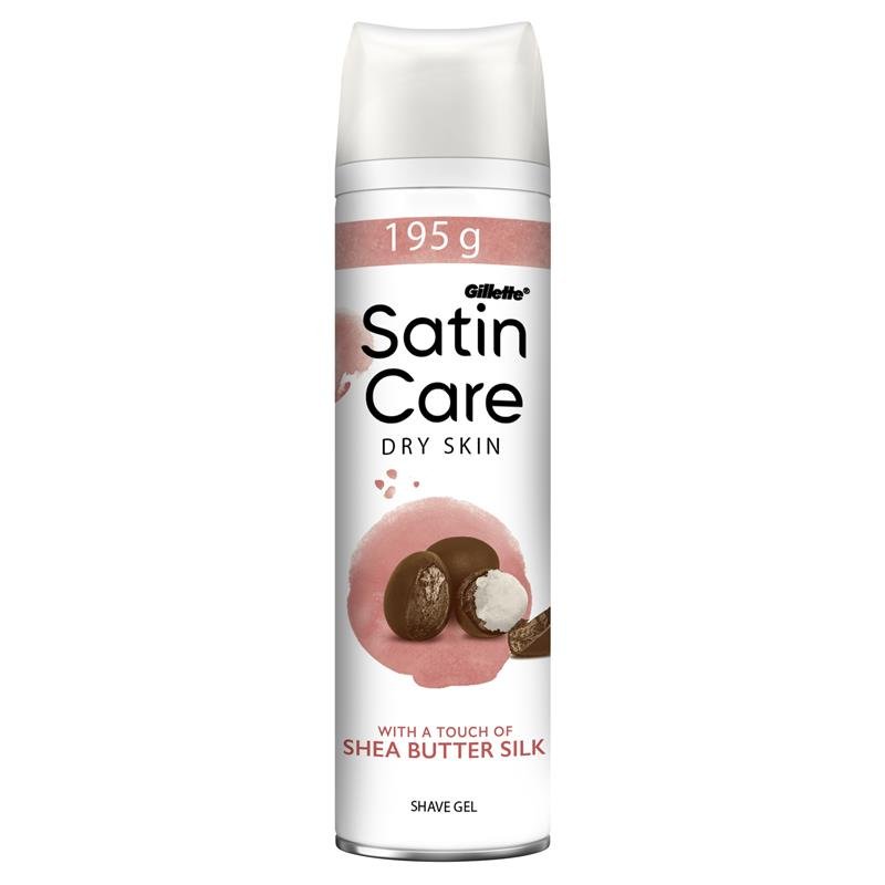 吉列 Gillette Venus Satin Care 乳木果油剃须啫喱 195g