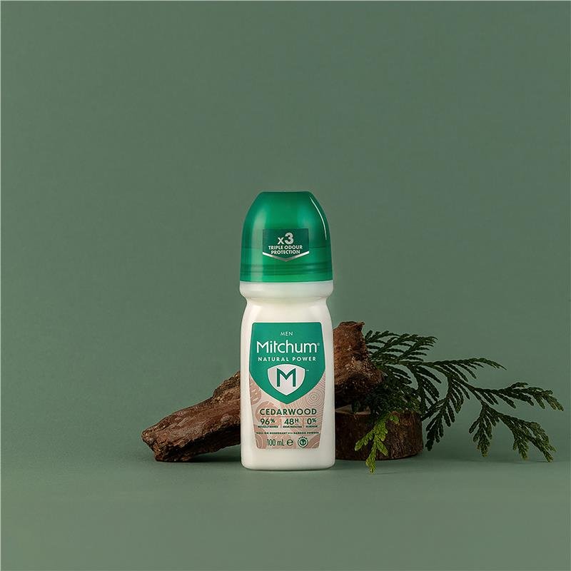Mitchum 男士 Natural Power 雪松走珠止汗露 100ml