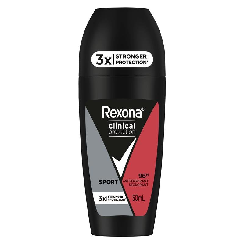 Rexona 男士 Clinical 强效走珠止汗露 运动 50ml