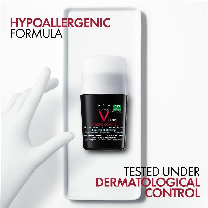 薇姿 Vichy Men 男士走珠止汗露 72小时 50ml