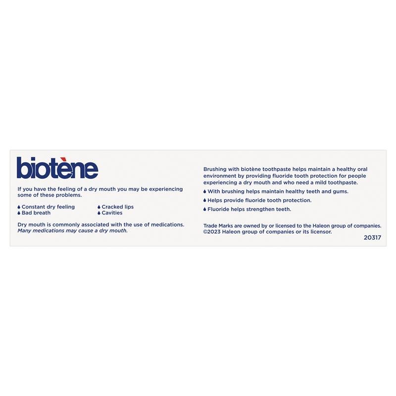 Biotene 口干缓解含氟牙膏 清新薄荷 120g