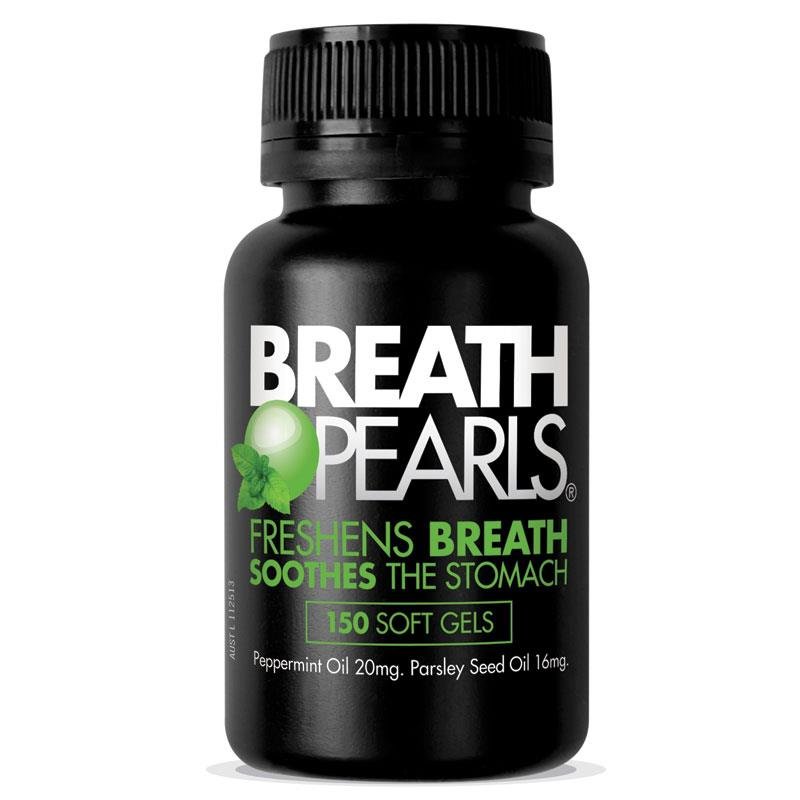 Breath Pearls 天然清新口气胶囊 150粒
