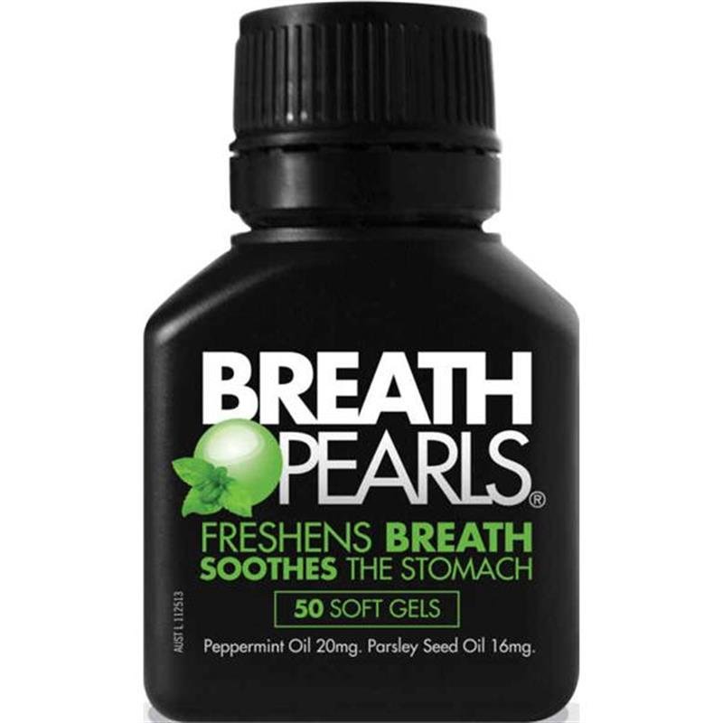 Breath Pearls 天然清新口气胶囊 50粒