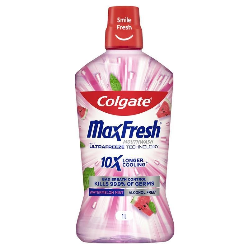 高露洁 Colgate 劲爽西瓜薄荷漱口水 1L