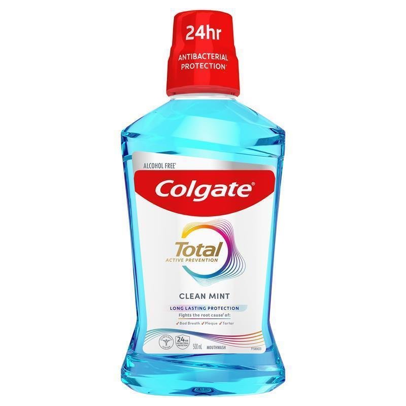 高露洁 Colgate Total 全效清洁薄荷漱口水 500ml