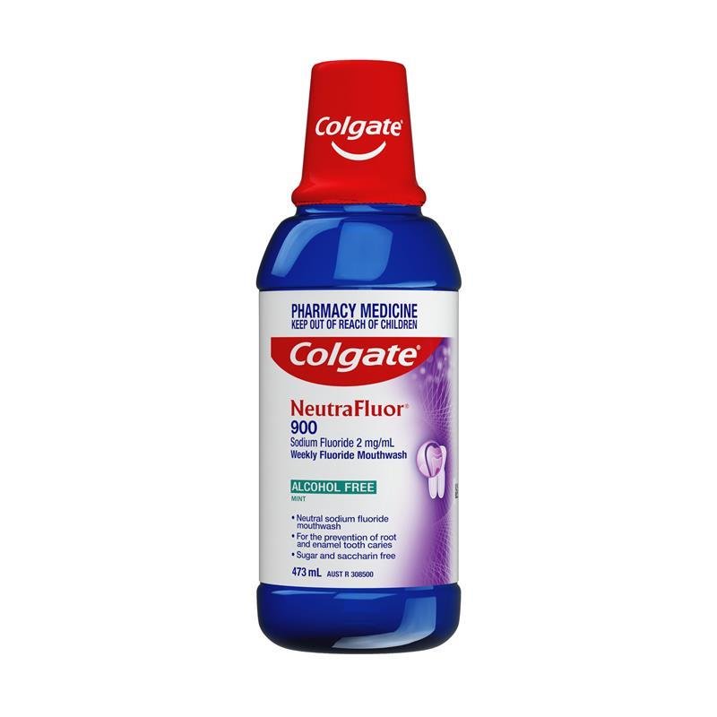 高露洁 Colgate NeutraFluor 900 无酒精含氟漱口水 473ml
