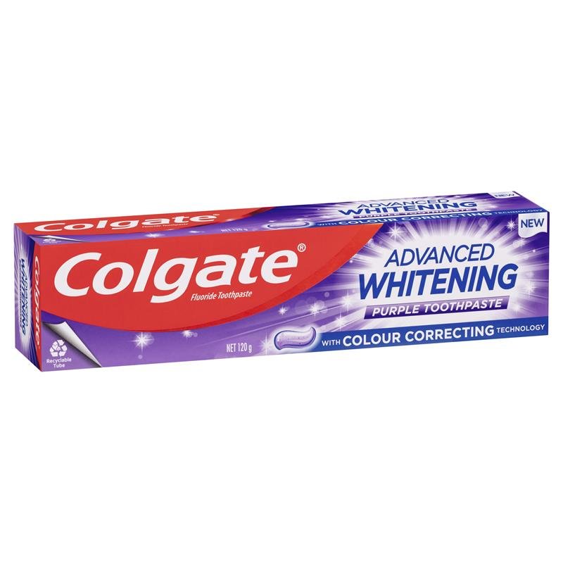高露洁 Colgate 高效美白紫色牙膏 120g