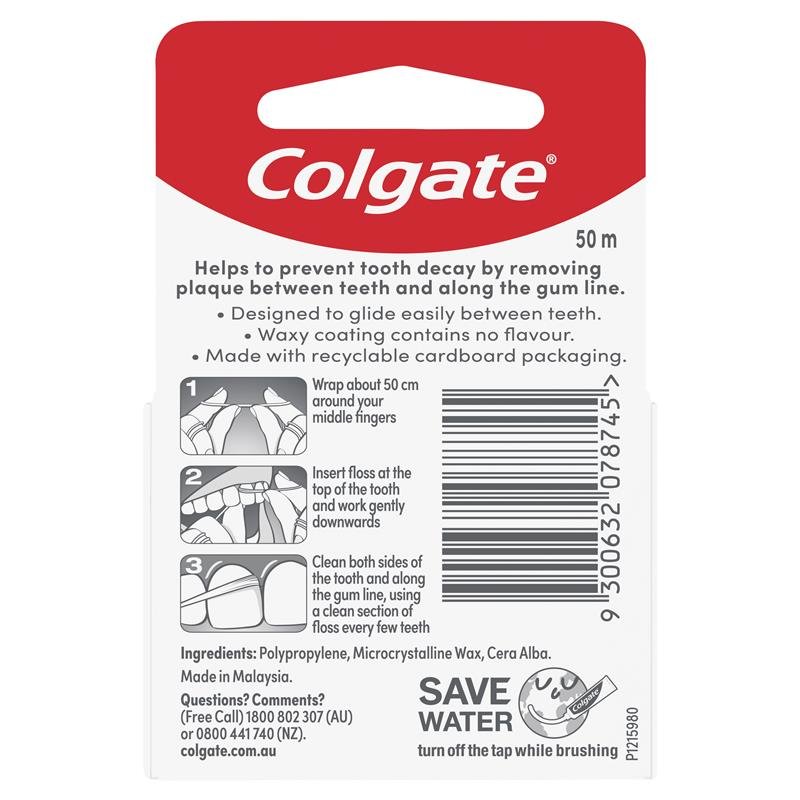 高露洁 Colgate Total 含蜡牙线 50m