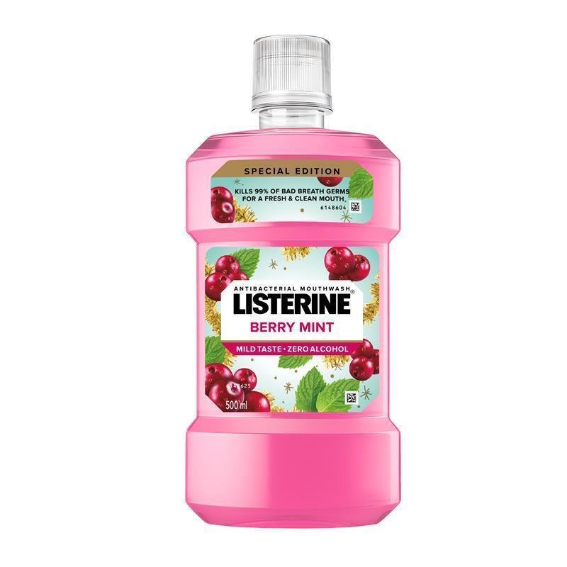 Listerine 李施德林 莓果薄荷漱口水 限量版 500ml