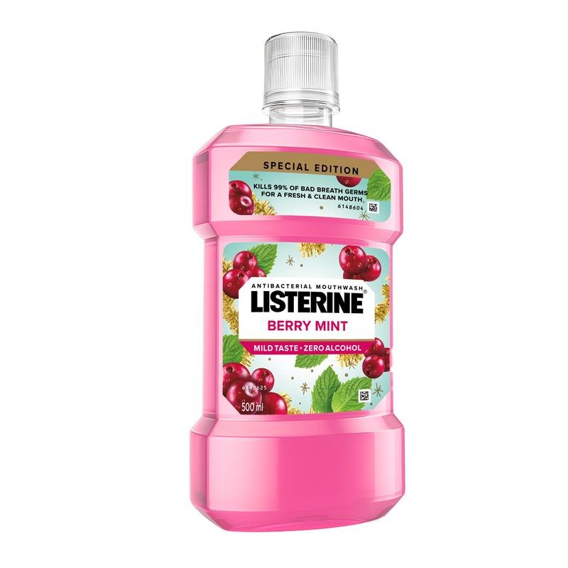 Listerine 李施德林 莓果薄荷漱口水 限量版 500ml