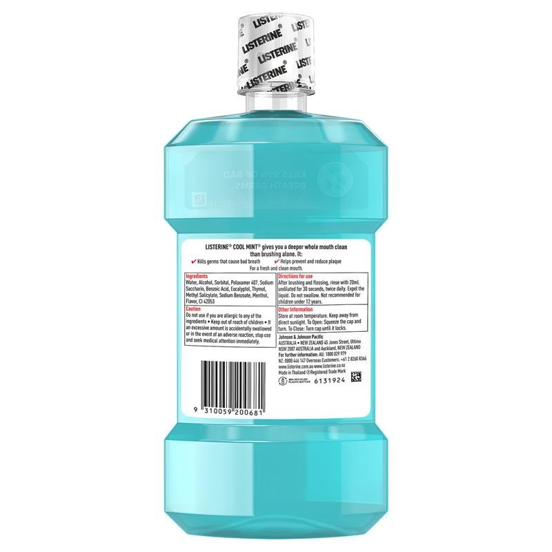 Listerine 李施德林 清凉薄荷漱口水 500ml
