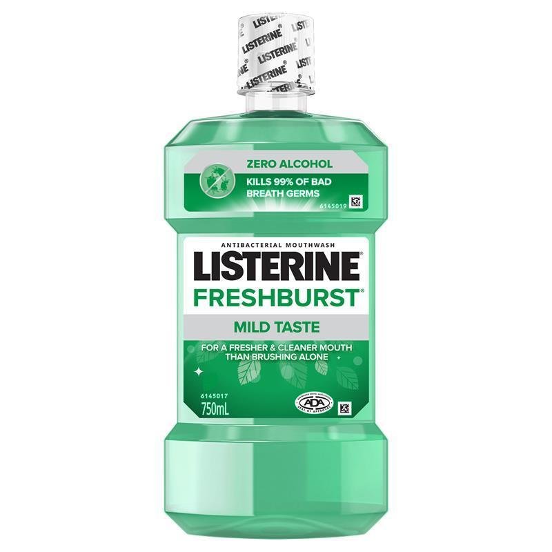 Listerine 李施德林 清新劲爽无酒精漱口水 750ml