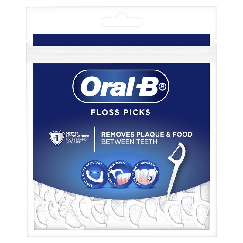 Oral B 欧乐B 牙线棒 无味 75支